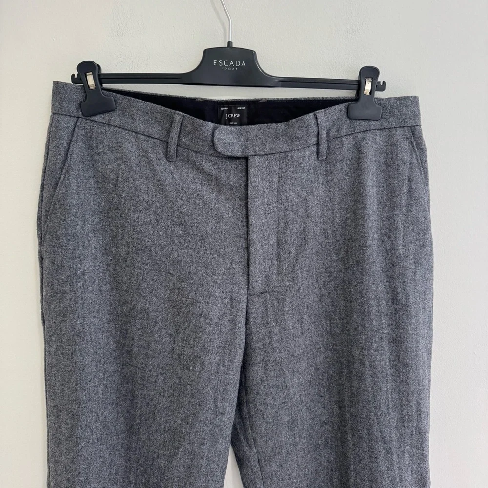 J. Crew NWT Creased Trouser in Japanese Wool Blend 36X32